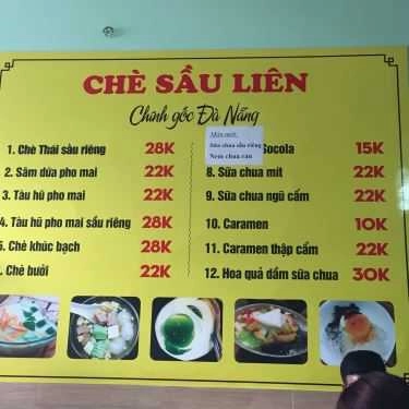 Thực đơn- Ăn vặt Chè Sầu Liên - Xã Đàn