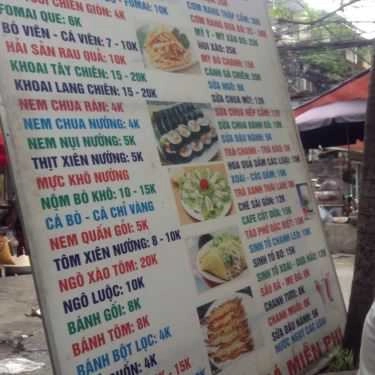 Thực đơn- Cô Hòa - Quán Ăn Vặt