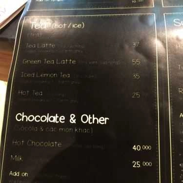 Thực đơn- Farm Coffee - AEON Mall Long Biên