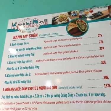 Thực đơn- Ăn vặt Kathi - Bánh Mì Cuộn