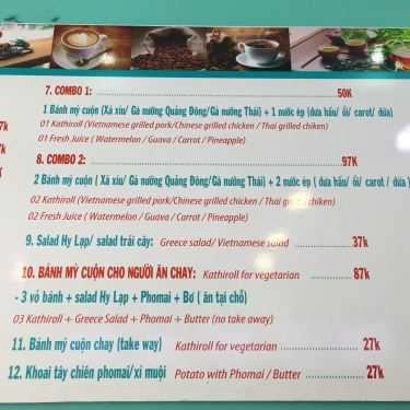 Thực đơn- Ăn vặt Kathi - Bánh Mì Cuộn