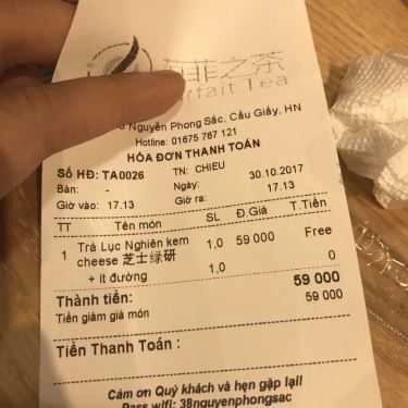 Tổng hợp- Cafe Parfait Tea