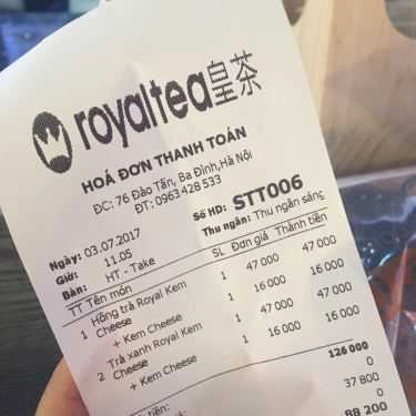 Tổng hợp- Cafe Royaltea - Trà Sữa Hồng Kông - Đào Tấn