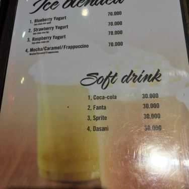 Thực đơn- Cafe Sopresso - Fresh Fruit & Milk Soft Ice Cream