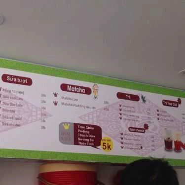 Thực đơn- Cafe T.TOP - Trà Sữa Trân Châu