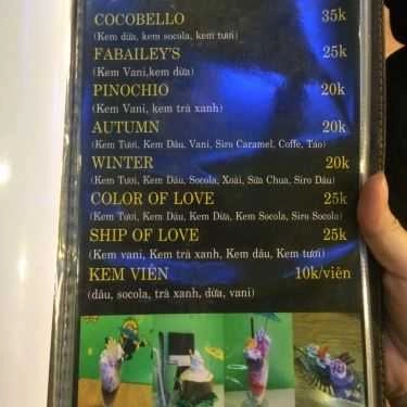 Thực đơn- The Heart Cafe