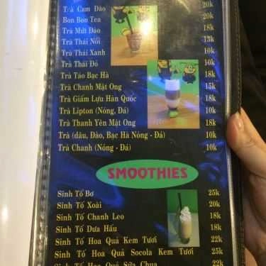 Thực đơn- The Heart Cafe