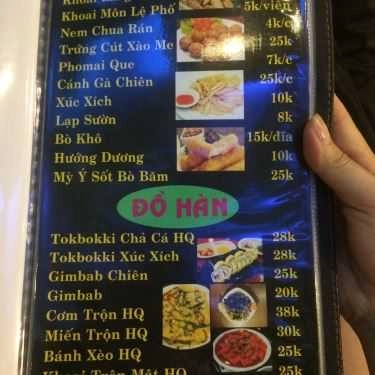 Thực đơn- The Heart Cafe