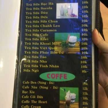 Thực đơn- The Heart Cafe