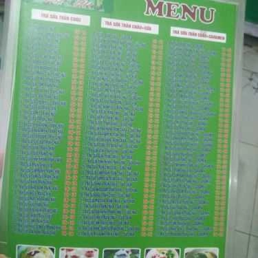 Thực đơn- Cafe Trà Sữa Tin Tin