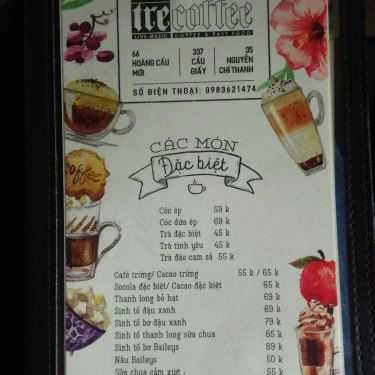 Thực đơn- Tre Coffee