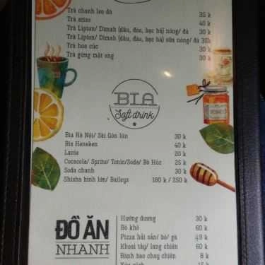 Thực đơn- Tre Coffee