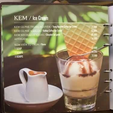 Thực đơn- Trung Nguyên Legend Coffee - Hai Bà Trưng