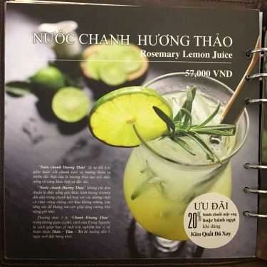 Thực đơn- Trung Nguyên Legend Coffee - Hai Bà Trưng