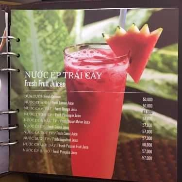 Thực đơn- Trung Nguyên Legend Coffee - Hai Bà Trưng