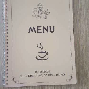 Thực đơn- Chim Xanh Cafe
