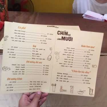 Thực đơn- Chín Bỏ Làm Mười Cafe