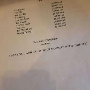Tổng hợp- Chip My Coffee