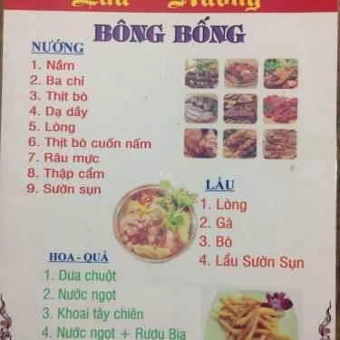 Thực đơn- Quán Nhậu Bông Bống - Nướng & Lẩu