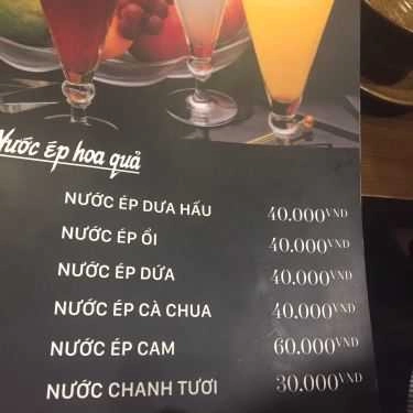 Thực đơn- Nhà Hàng Chotto - Ẩm Thực Nhật Bản