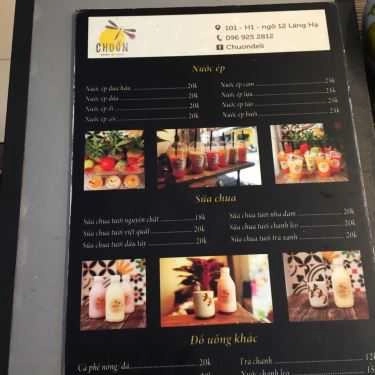 Thực đơn- Cafe Chuồn Deli - Food & Drink
