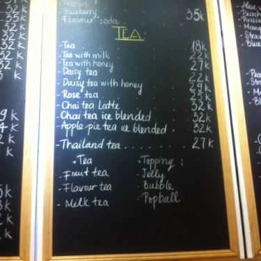 Thực đơn- Cici Coffee & Tea
