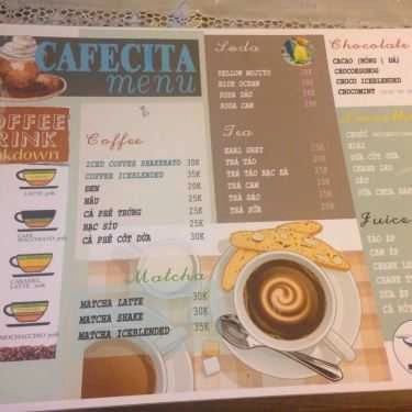 Thực đơn- Cita Cafe