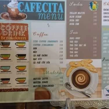 Thực đơn- Cita Cafe