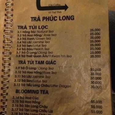 Thực đơn- Citi Coffee