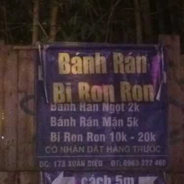 Thực đơn- Ăn vặt Cô Kim - Bánh Rán Bi Ron