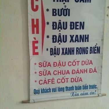 Thực đơn- Ăn vặt Cô Quỳnh - Chè Các Loại, Sữa Chua Đánh Đá