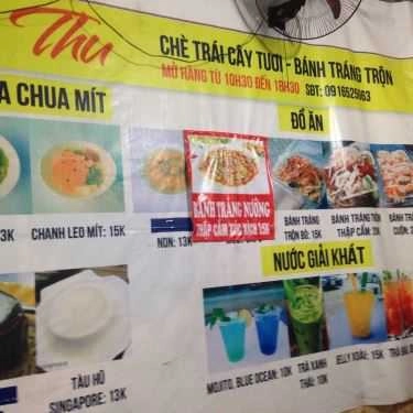 Thực đơn- Ăn vặt Chè Cô Thu & Bánh Tráng