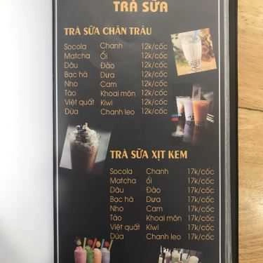 Thực đơn- Cô Út - Đồ Ăn Vặt