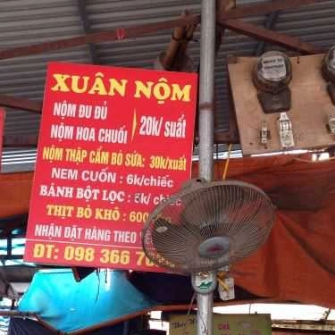 Thực đơn- Ăn vặt Cô Xuân - Nộm Bò Khô
