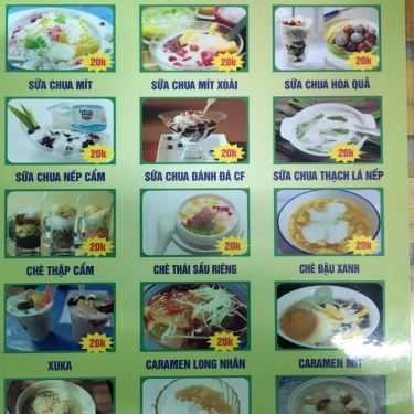 Thực đơn- Cafe Sữa Chua Mít Cô Yến