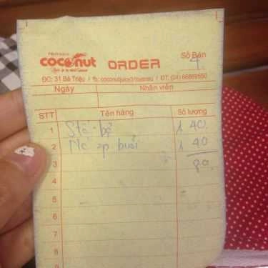 Tổng hợp- Cafe Coconut Fruit Juice