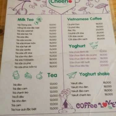 Tổng hợp- Cheerio Coffee - Ngõ Quỳnh