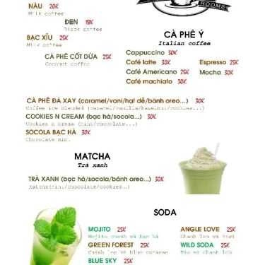 Thực đơn- Còi Coffee - Tân Mai