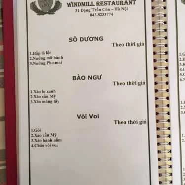 Tổng hợp- Nhà Hàng Cối Xay Gió - Ẩm Thực Á & Âu