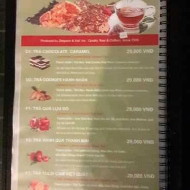Thực đơn- Cốm Cafe