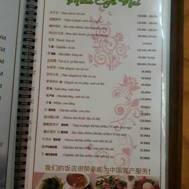 Thực đơn- Cafe Cơm Niêu Singapore