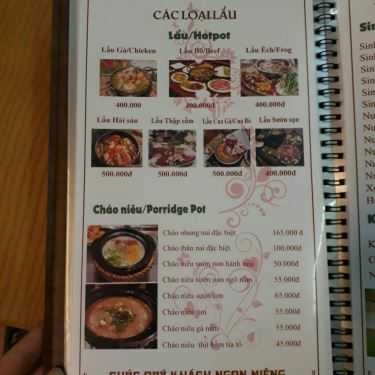 Thực đơn- Cafe Cơm Niêu Singapore