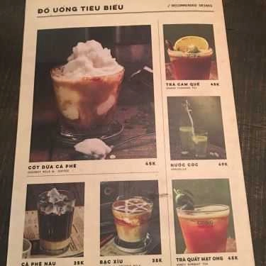 Thực đơn- Cộng Caphe - Nguyễn Văn Cừ