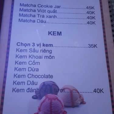 Thực đơn- Cookie Jar Cafe - Lý Nam Đế