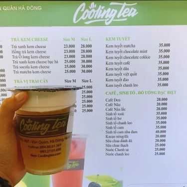 Món ăn- Cafe Cooling Tea - Văn Quán