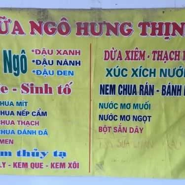 Thực đơn- Cafe Corn Milk - Kem Tươi, Sữa Ngô & Sữa Đậu Xanh