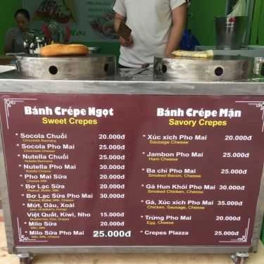 Thực đơn- Ăn vặt Crépe Cake