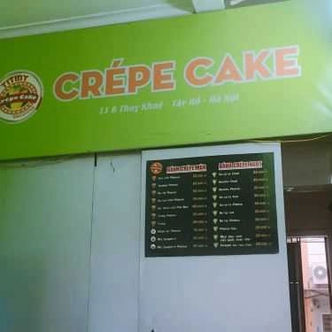 Thực đơn- Ăn vặt Crepe Cake - Thụy Khuê