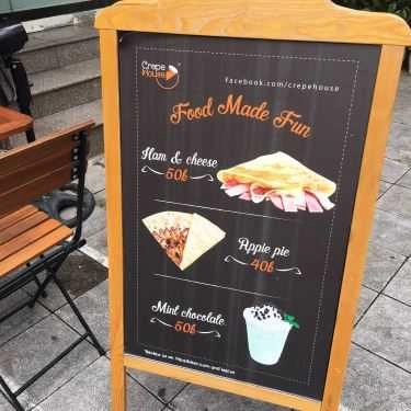 Thực đơn- Cafe Crepe House - Lý Đạo Thành