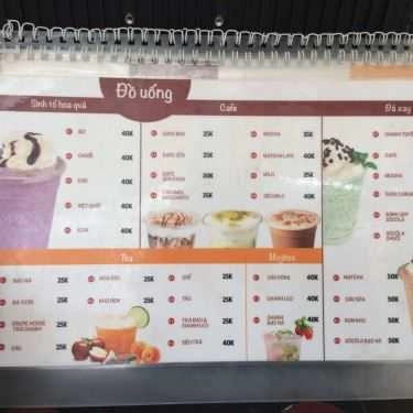 Thực đơn- Cafe Crepe House - Lý Đạo Thành